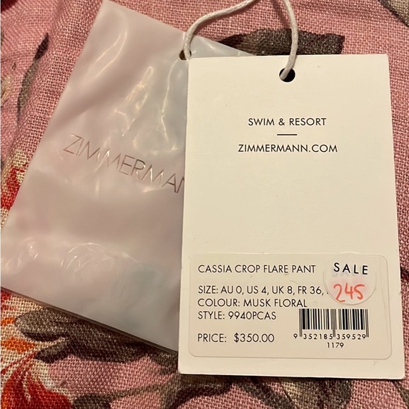 Zimmerman Cassia crop flare pant - Picture 2 of 5